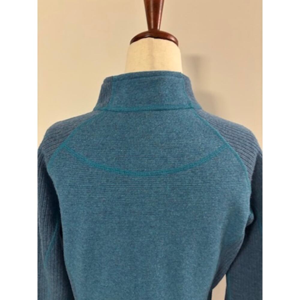 Mountain Hardwear Full Zip Fleece Jacket Women’s Medium Blue Outdoor Hiking - Picture 7 of 12